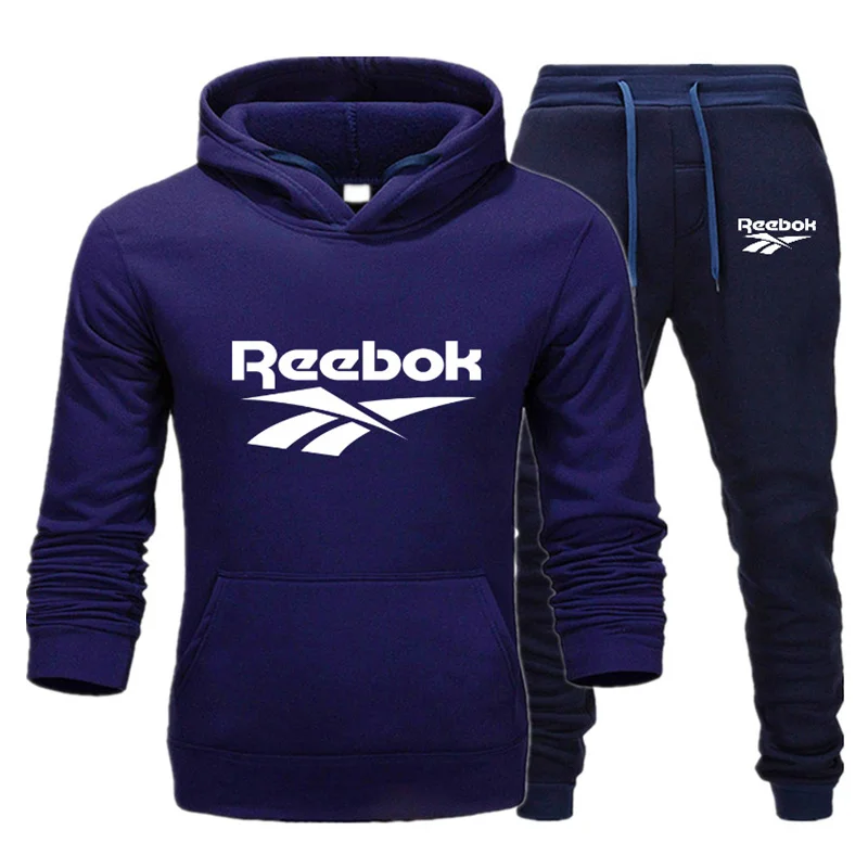 

2021 New Autumn Men's Sets 2-Piece Hoodies+Pants Harajuku Sport Suits Casual Men/Women Sweatshirts Tracksuit Brand Sportswea