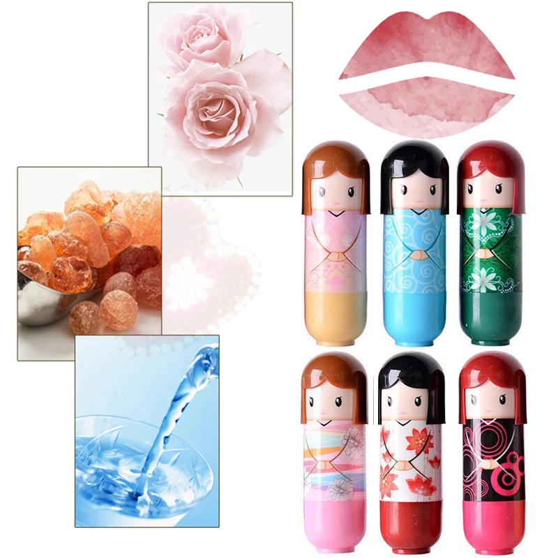 Горячий мультфильм милый бальзам для губ увлажняющая анти растрескивающая