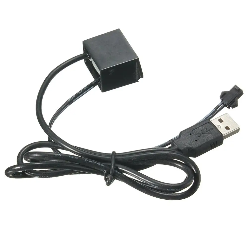 3 метра USB 5 В Автомобильное Внутреннее освещение авто светодиодная лента EL Wire Rope