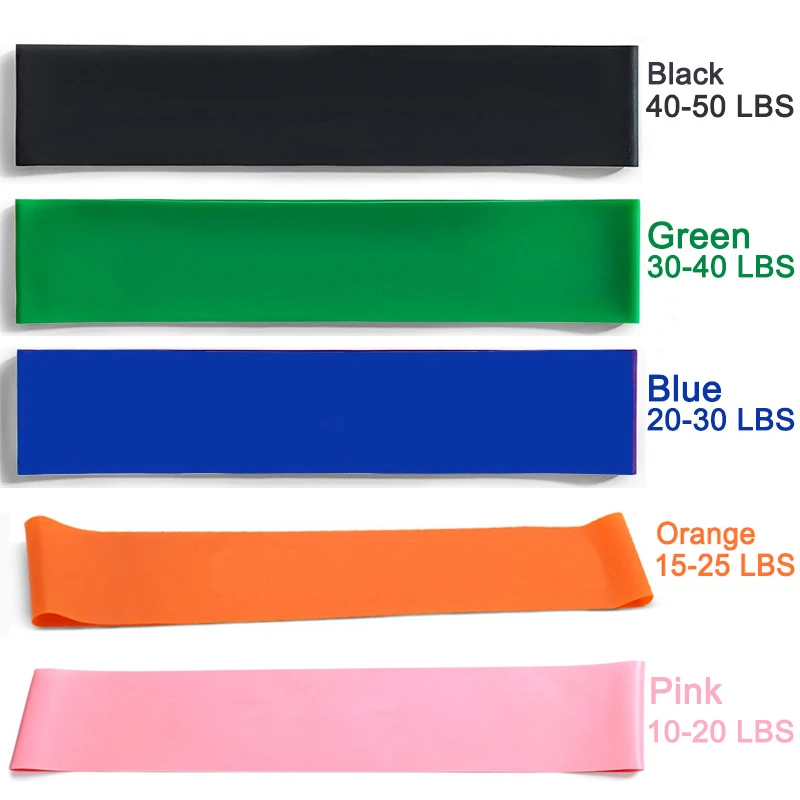 Эспандер для пилатеса эластичная лента занятий спортом 50 см дома фитнеса йоги