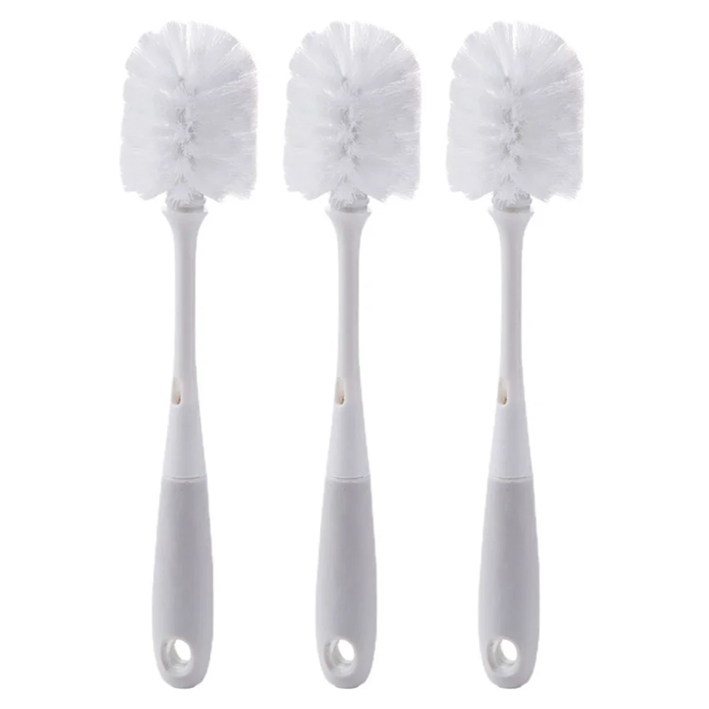 

3pcs Practical Glass Cup Brush Washing Cleaner Multi-functional Cleaning Brushes