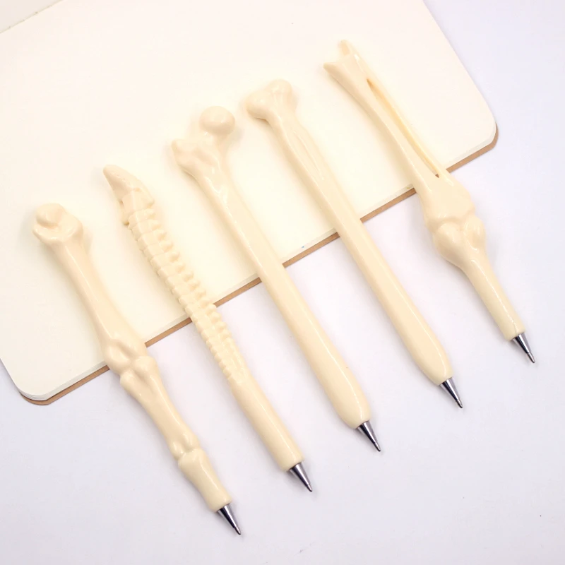 

30 Pcs Bone Shape Ballpoint Pens Cute Ball Pen Writing Supplies Wholesale Creative Gift School Stationery