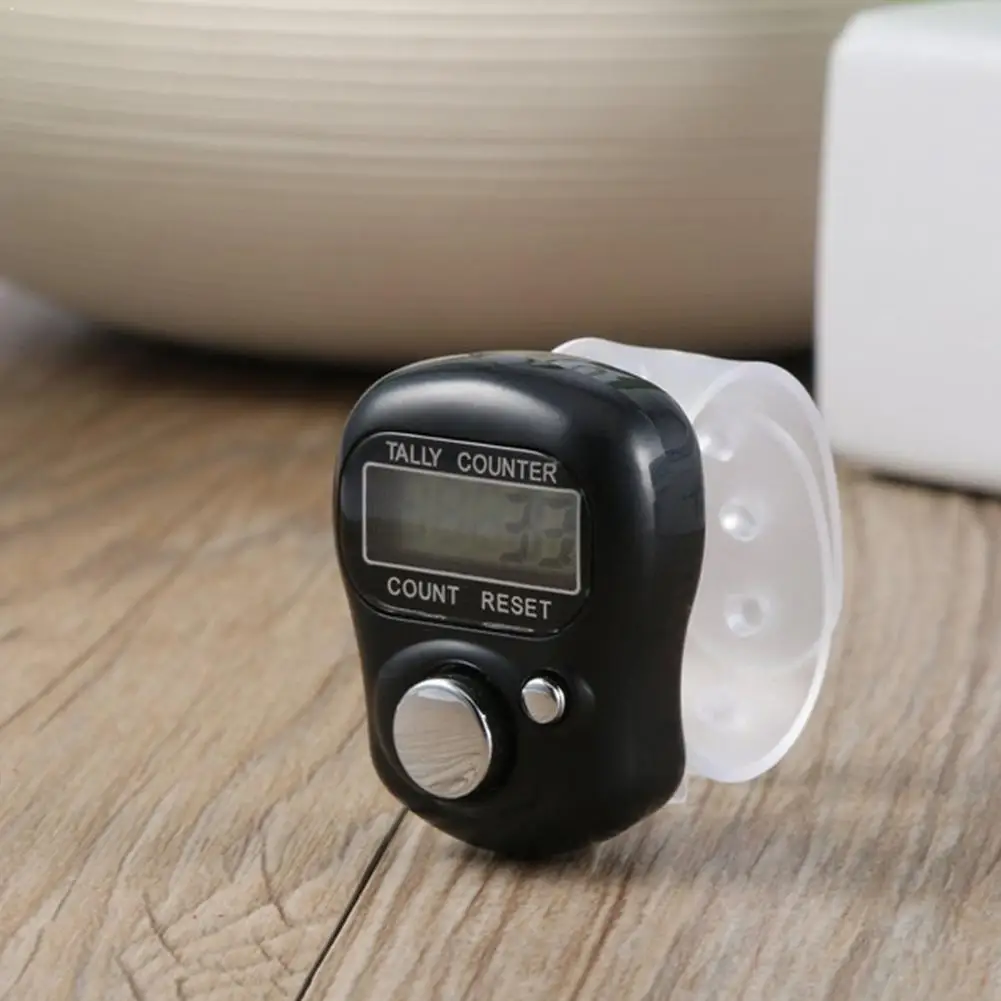 

Mini electronic 6 digits digital counter lcd portable operated tally For kitchen color random hand E7R4