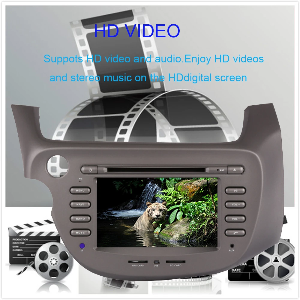 4 ГБ ОЗУ HD Android 9 0 Восьмиядерный автомобильный Автомагнитола стерео для Honda Fit/Jazz