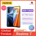 Смартфон Realme 7, 8 + 128 ГБ, 5000 мА ч, 4G, 4G, 48 МП, 4 камеры, быстрая зарядка
