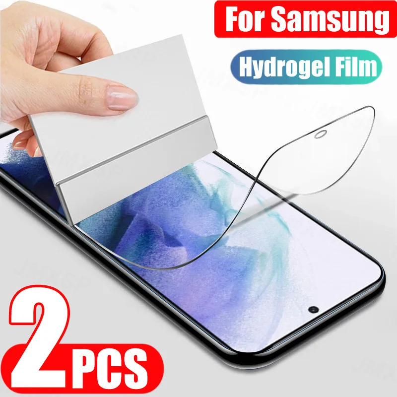 

Гидрогелевая пленка для Samsung Galaxy S21 S20 Ultra S9 S8 S10 Plus, защитная пленка для экрана Samsung Note 10 Pro 9 8 20 Ultra, 2 шт.