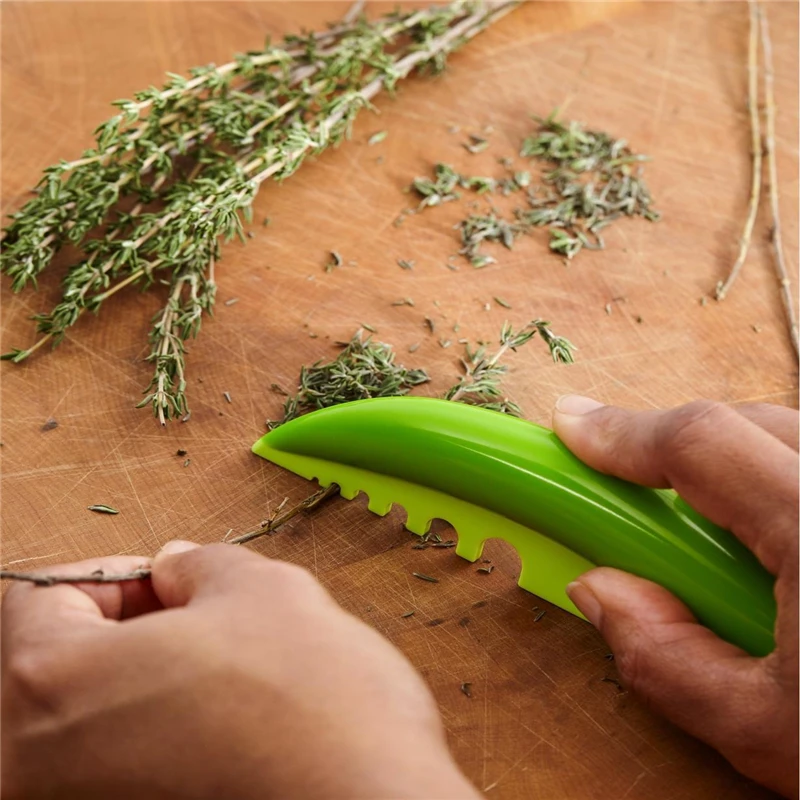 

2022 New Vegetable Peeler Herb Stripper Plastic Stripper Separator Weeding Leaf Vegetable Leaf Kitchen Tool Gadgets