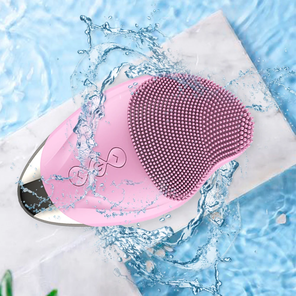 

Silicone Facial Cleansing Rechargeable Electric Wash Brush Washing Artifact Pore Cleaning Facial Massage Relaxation Skin Face