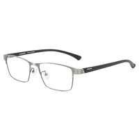 reven jate half rim alloy front rim flexible plastic tr 90 temple legs optical eyeglasses frame for men and women eyewear 8013
