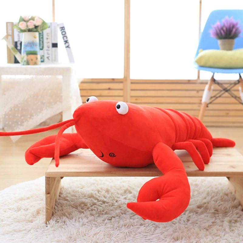 1 шт. 30/55/80 см имитация лобстера плюшевая игрушка кукла набитые морскими животными