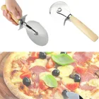 Один колесная Пицца резак Нержавеющаясталь круглым валиком для пицца выпечка ПАСТА ТЕСТО резки Кухня гаджет для пиццы ножи