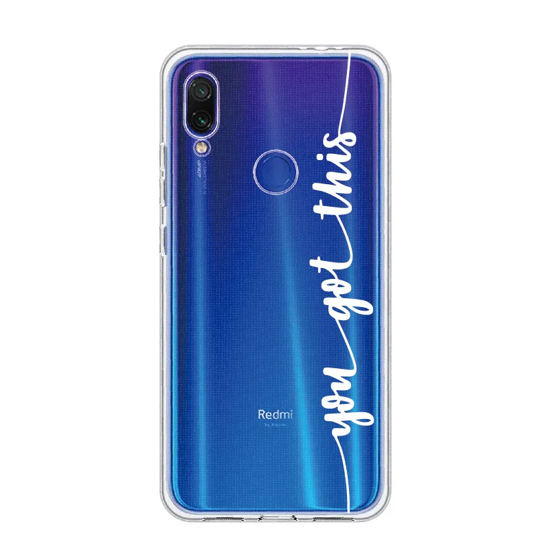 

Lover Smile Simple Phone Case For HuFor Xiaomi Mi Redmi Note 5 6 7 8 9 10 lite Pro Plus Soft Crystal Slim Protective Clear Case