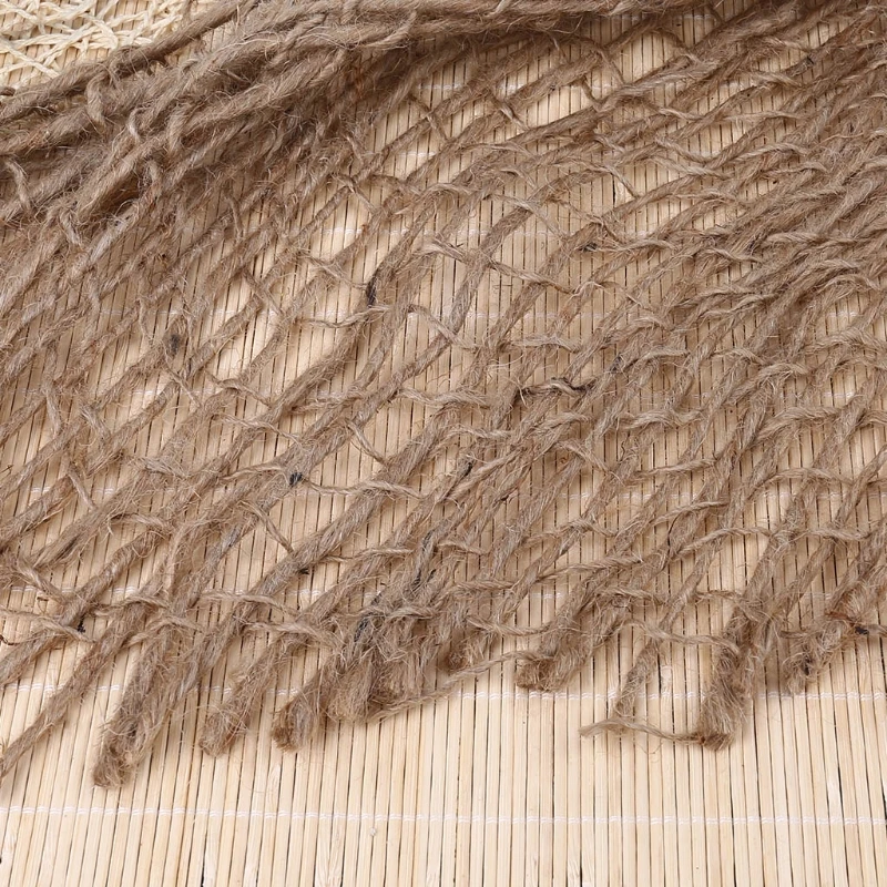 

Newborn Photography Prop Chunky Burlap Layer Net Hessian Jute Backdrop Blanket L4MC