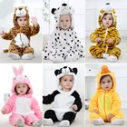 Фланелевая детская пижама, новая одежда для ползания, детская одежда для сна с животными, комбинезон для мальчиков и девочек, комбинезон, пижама-одеяло, Пижама