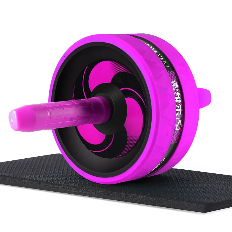 New Hot No Noise Abdominal Wheel Ab Roller Trainer Muscle Stimulation Fitness Equipment Gym Exercise Men Body Building 4 Colors |