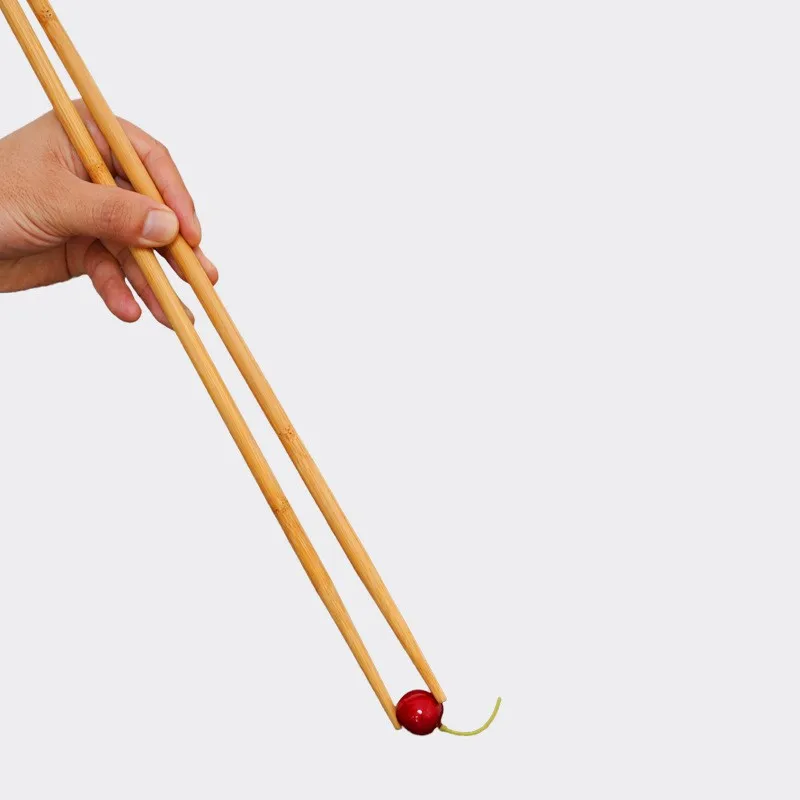 

5 Pairs 45cm Long Chopsticks Wooden Chopsticks Cook Noodles Deep Fried Hot Pot Chinese Style Food Sticks Kitchen Tools