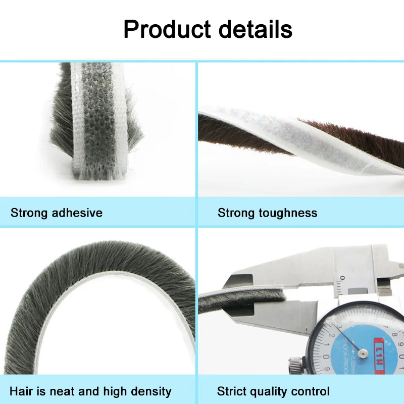 Мягкая самоклеящаяся лента для автомобильной двери 5 м шумоизоляция резиновая