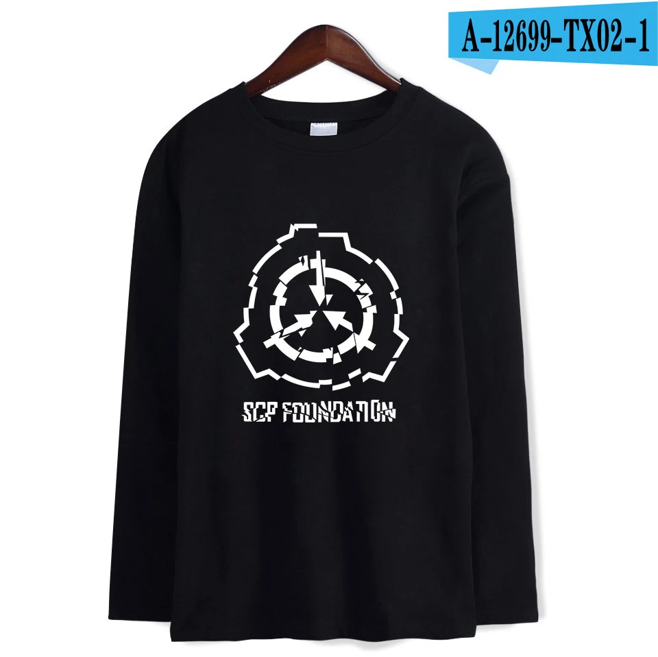Frdun Scp Foundation футболка с длинным рукавом Kpop Новинка Хлопок Высокое качество Женская/Мужская Повседневная Новая модная Осенняя Футболка Топ тройники - Цвет: Picture color