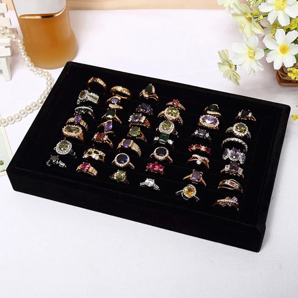 Органайзер для сережек и колец подставка дисплея поддона коробка чехол браслета