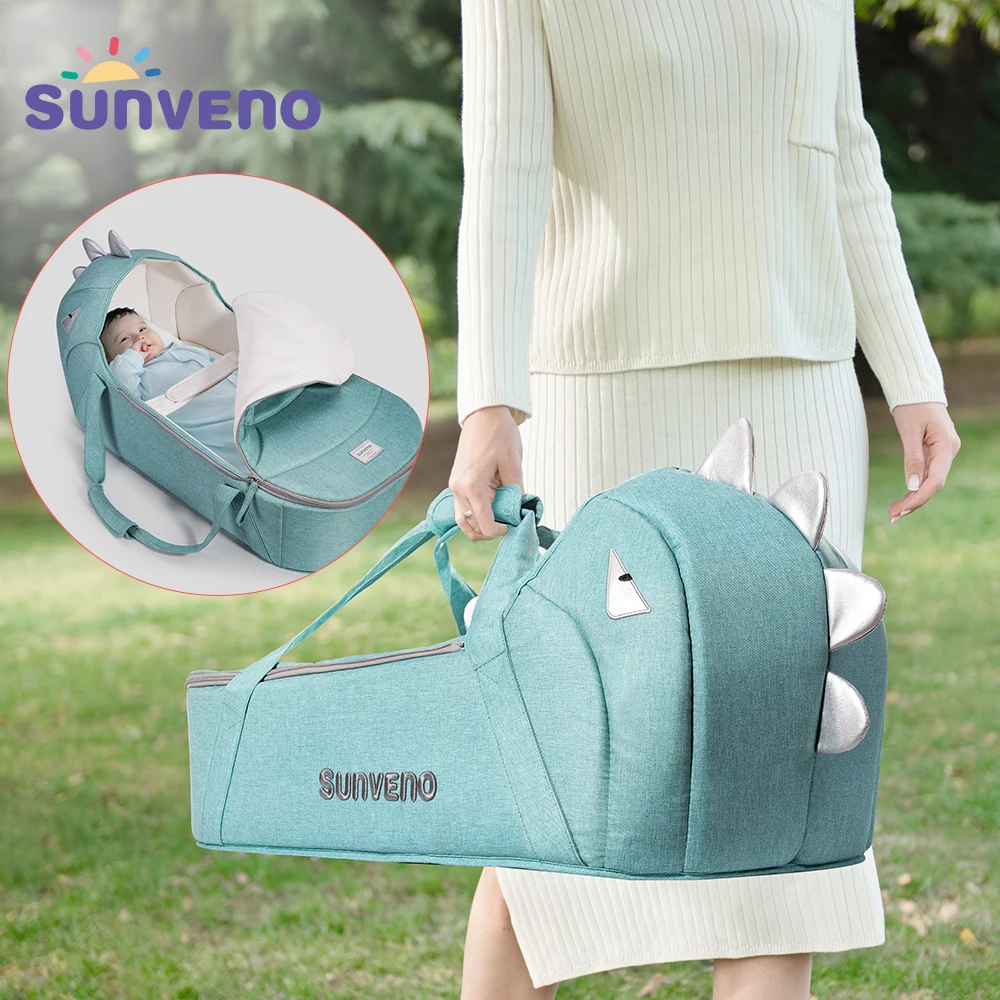 Sunveno портативная детская люлька-люлька детская кроватка для путешествий детская переносная корзина для новорожденных раскладушка для От 0 до 12 месяцев
