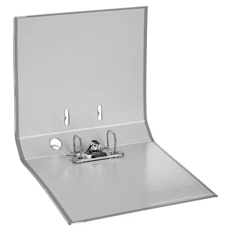Leitz registrar folder 180 ° mechanism plastic coating 80mm gray 10101285 | Канцтовары для офиса и дома