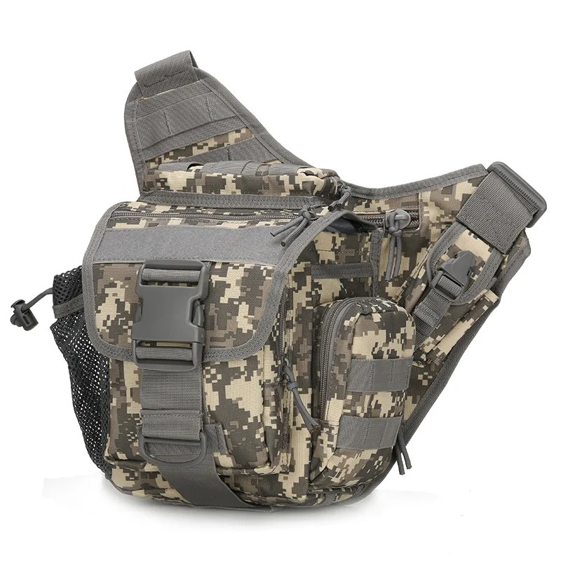 

Outdoor camouflage shoulder bag upgrade super saddle bag tactical saddle bag field waist bag cross bag