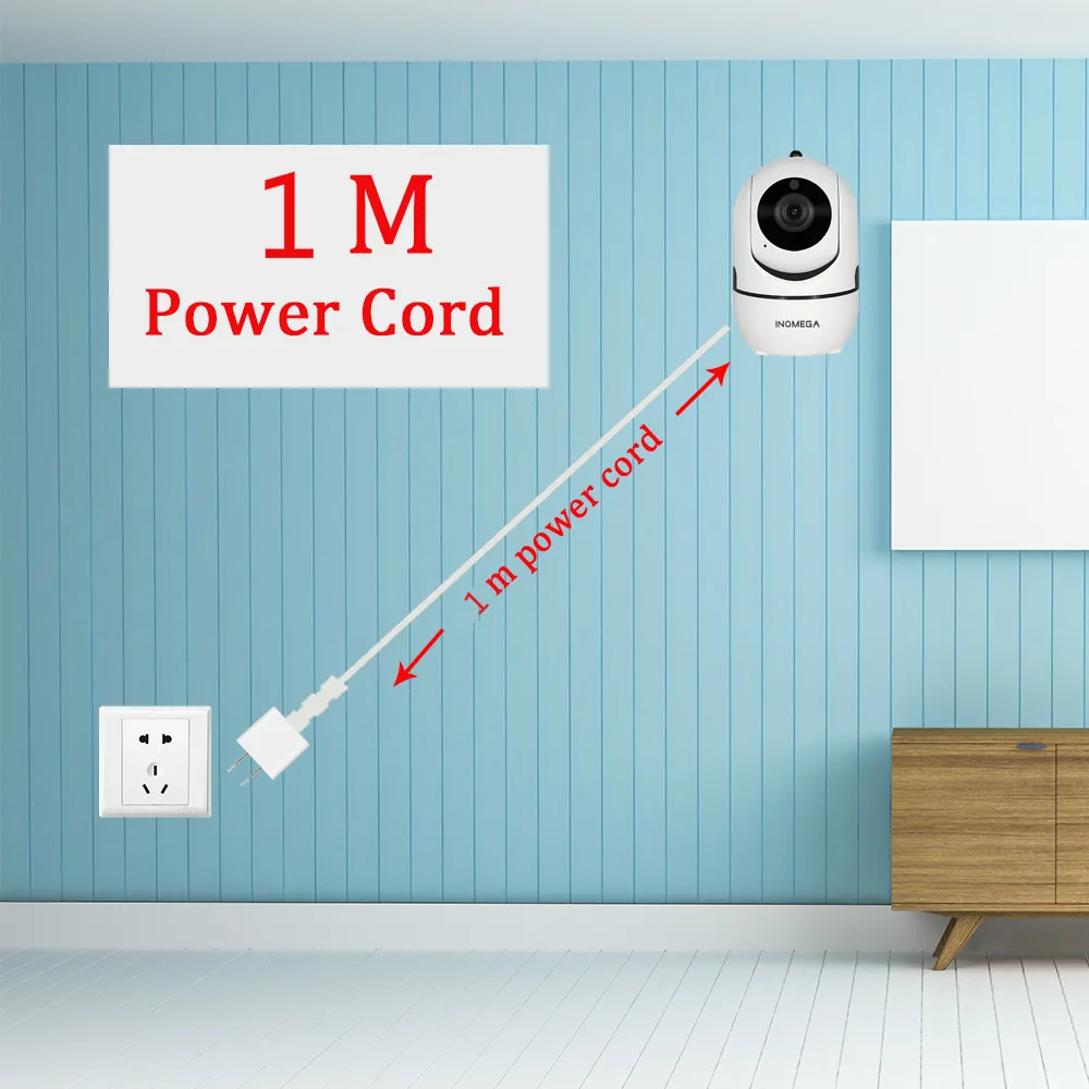 Радионяня длиной 2 5 м Шнур питания для Amazon Cloud Storage Wifi Cam домашняя охранная ip-камера