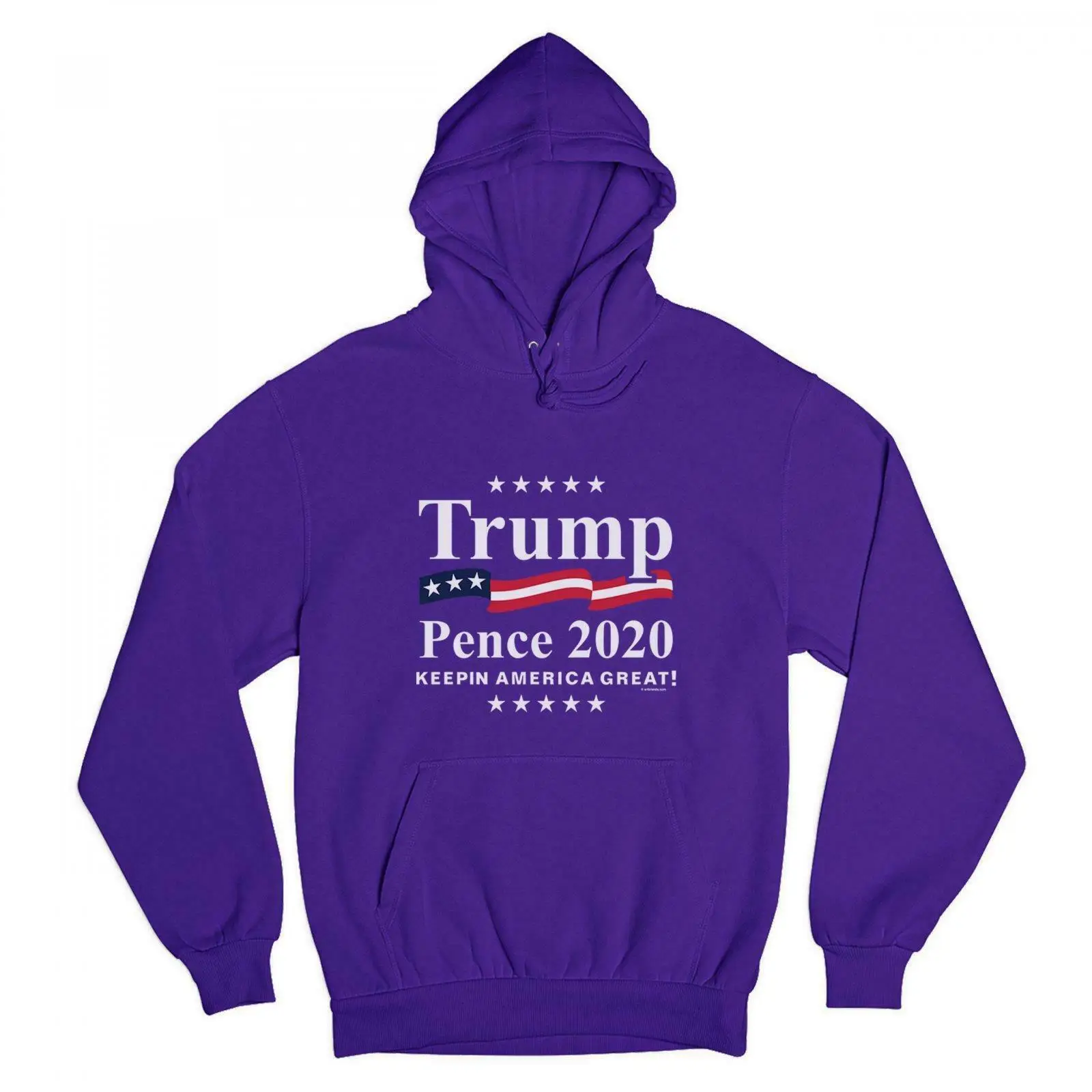 

Trump Pence 2020 Sweatshirt Keepin America Great Stars and Stripes Hoodie