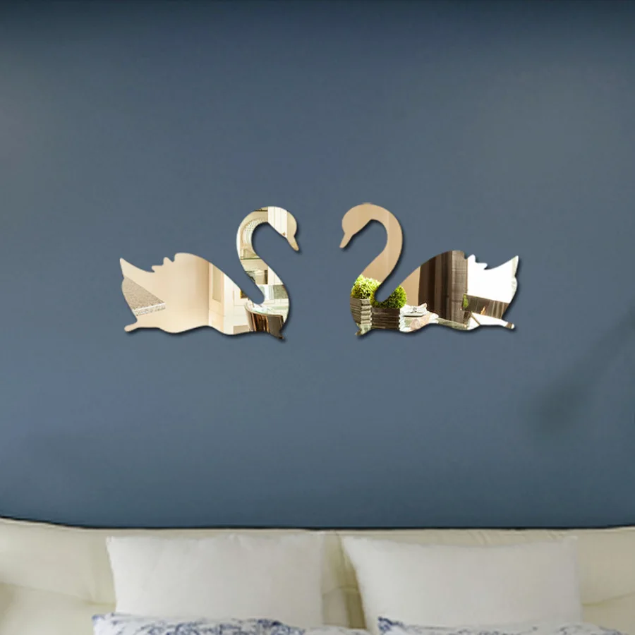 

New Design Swan Wall Stickers For Kids Rooms Home Decor Swam Stickers on the wall Poster pegatinas cisnes