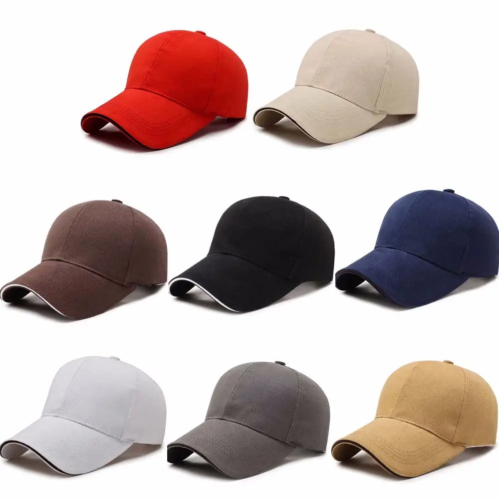 

Men's Cotton Classic Baseball Cap Adjustable Buckle Closure Dad Hat Sports Golf Cap Casual Gorras Hip Hop Dad Hats For Men
