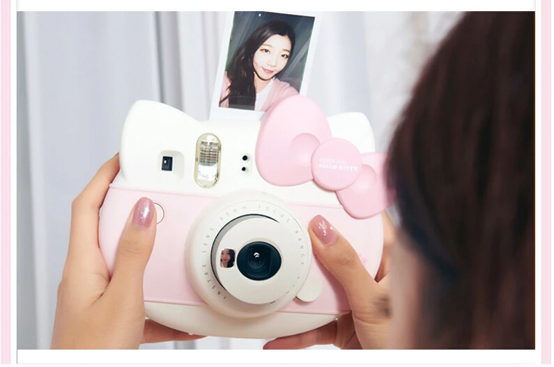 Белая пленка для Fuji Instax Мини рисунок HELLO KITTY Фотоаппарат моментальной печати 40