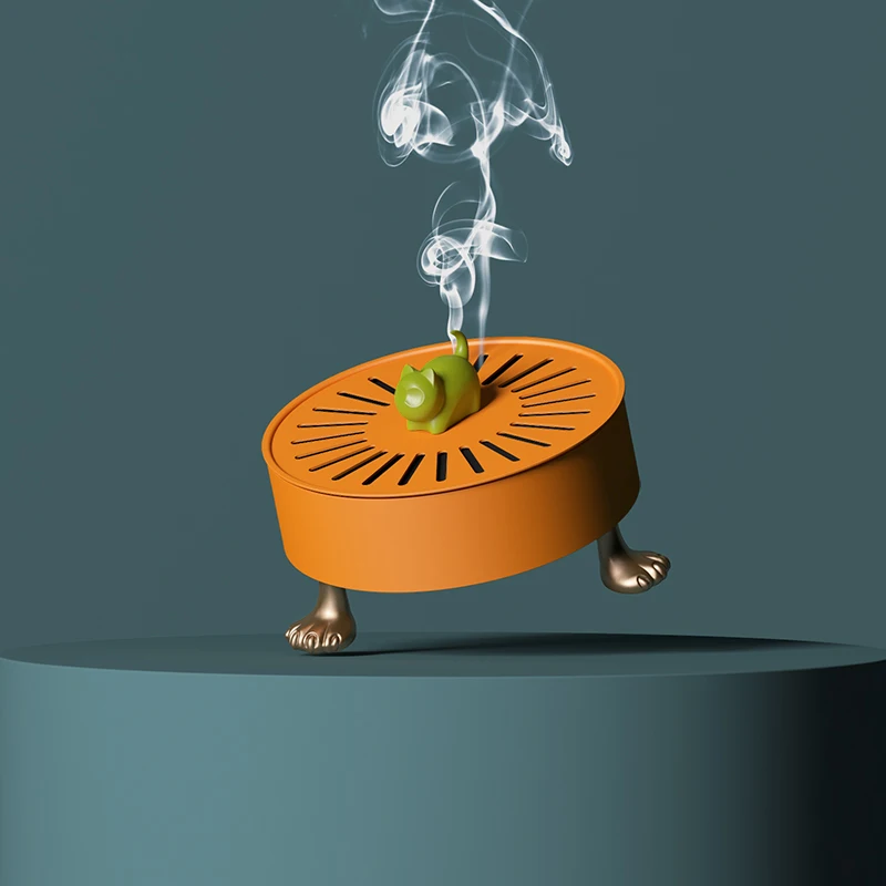 

Iron Mosquito Incense Burner Outdoor Aromatherapy Burner Creative Sandalwood Fireproof Incense Burner Decoration