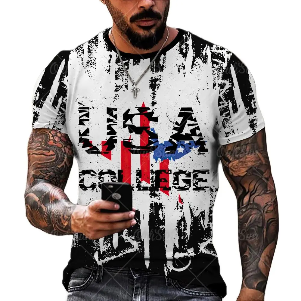 Футболка мужская оверсайз с круглым вырезом и коротким рукавом - купить по