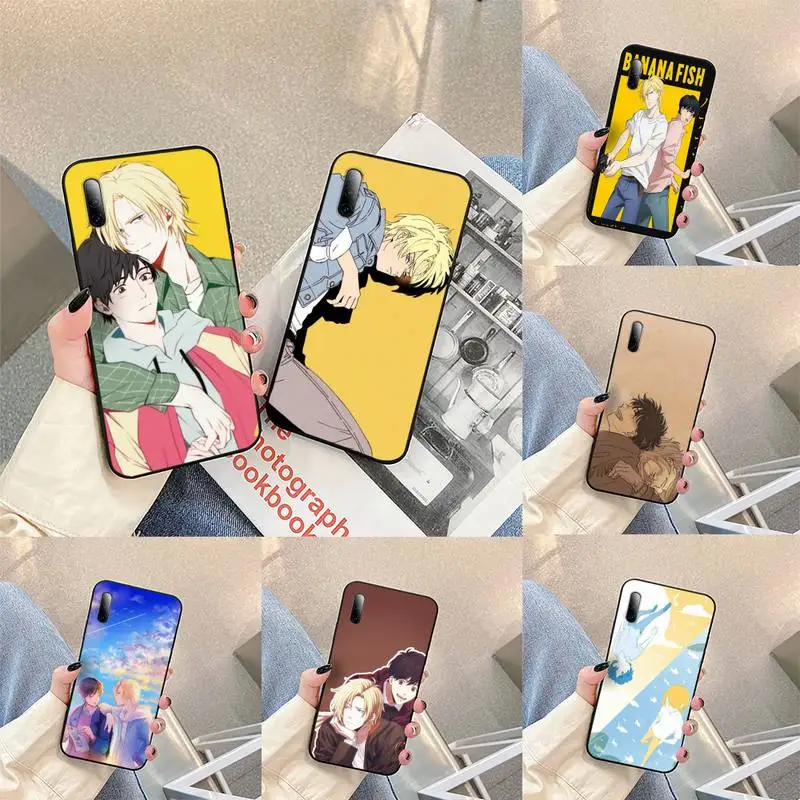 

Banana Fish Anime Phone Case For SamsungA 01 11 31 91 80 7 9 8 12 21 20 02 12 32 star s eCover Fundas Coque