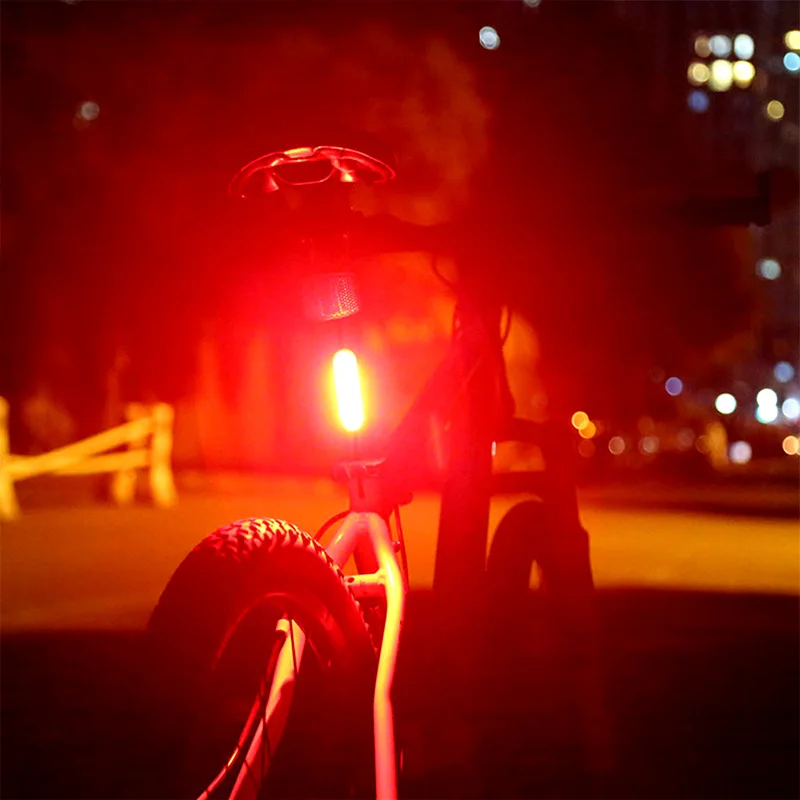

Outdoor Safety Warning Light Bicycle Taillights USB Rechargeable Rear Light Cycling Led Bike Rear Light Bike Rear Saddle Lamp
