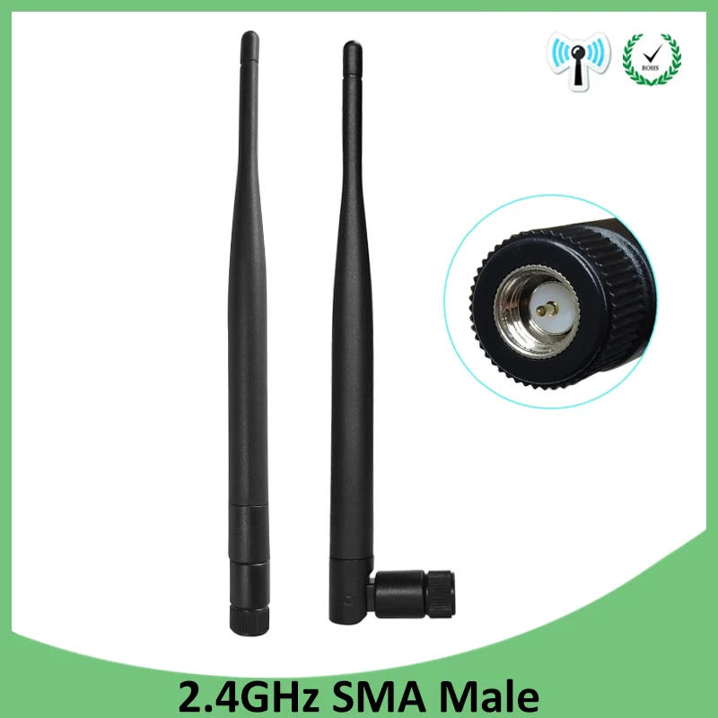 Антенна wi-fi 2 4 ГГц 5 дБи SMA разъем антенна IOT PCI карта USB беспроводной маршрутизатор