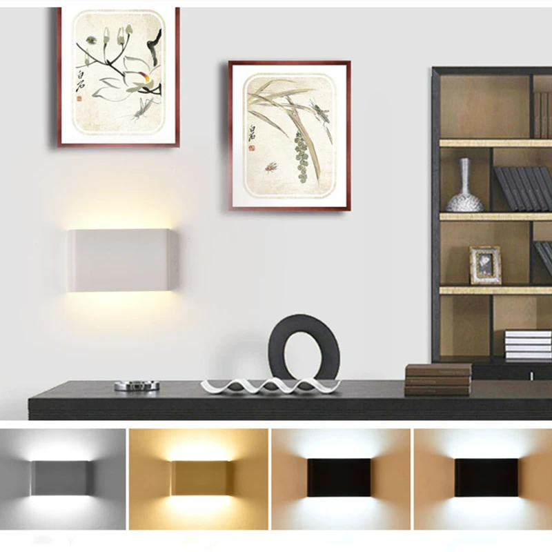 Светодиодная настенная лампа направленного света из кованого железа и акрила 5