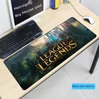 Большой игровой коврик для мыши Mairuige 900x400 мм со скоростью пейзажа, геймерский коврик для клавиатуры с застежкой по краю, коврик для мыши для League of Legends LOLGamer