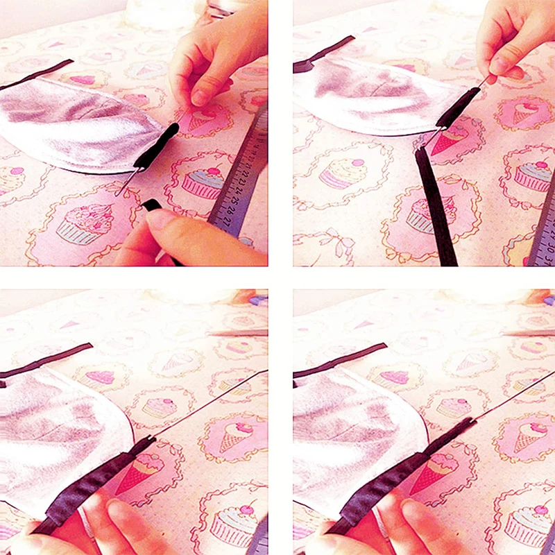 3 предмета в комплекте швейная петля Тернер крюк с защелкой для трубки ткани