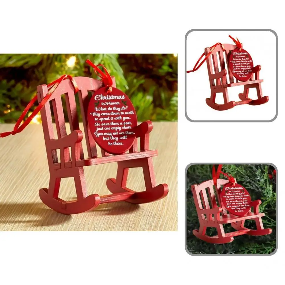 

Экологичный легкий Рождественский Декор, мини-кресло-качалка для сада