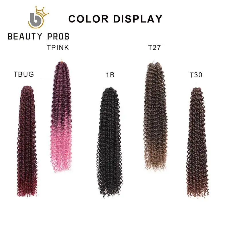Косички для вязания крючком Butterfly Locs Passion кудрявые афро Длинные 18 дюймов богемные