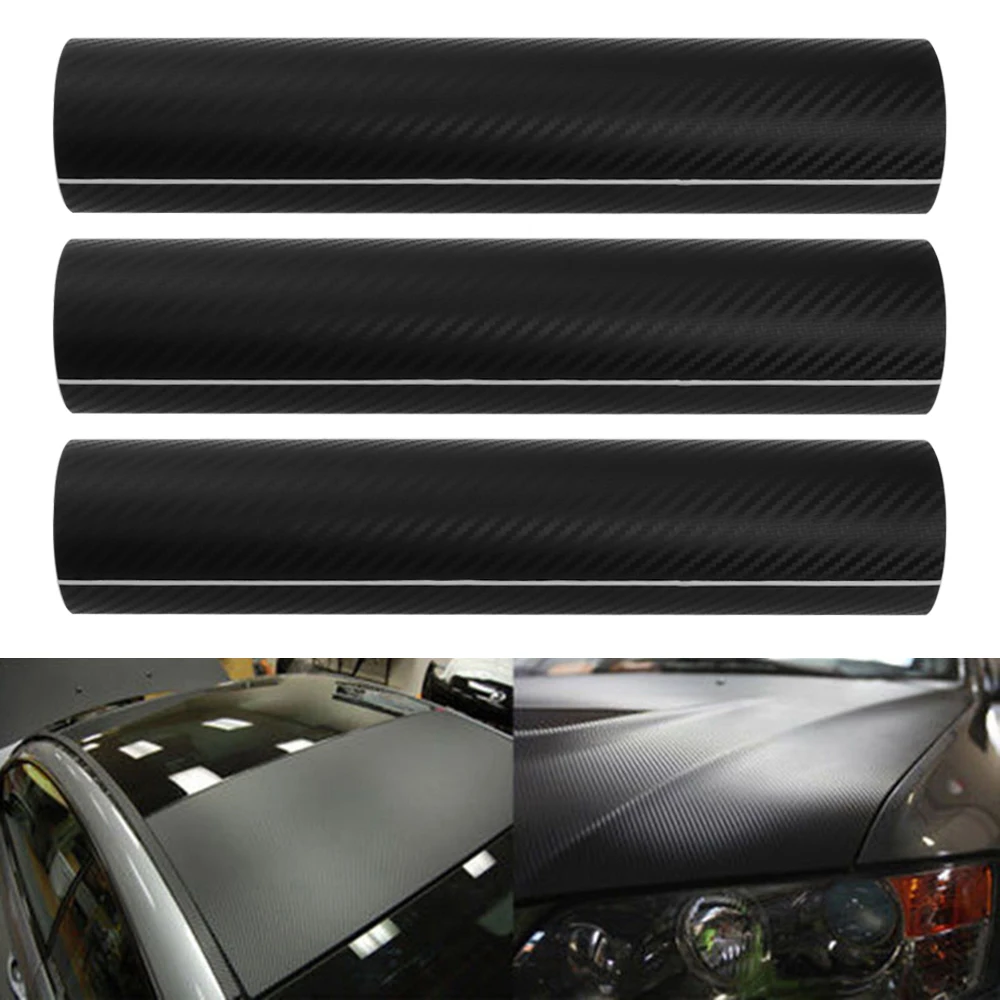 3D Waterproof Carbon Fiber Vinyl Car Wrap Sheet Roll Film Sticker Decal Motorcycle Styling Accessories Paper | Автомобили и