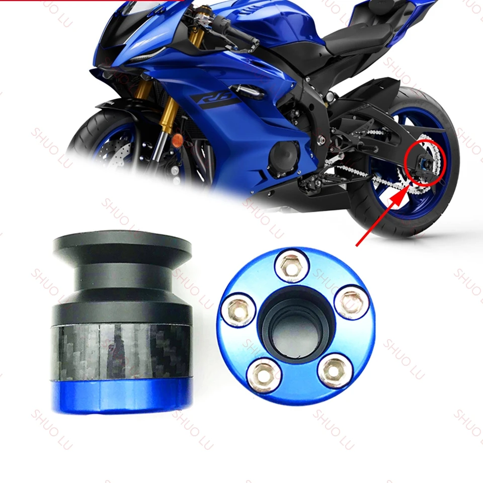 

For Yamaha YZF R1 R6 R3 R25 YZF-R1M RIS YZF-R6 RZF-R3 R125 Motorcycle Swingarm Spools Stand Screws Slider Kit Carbon striae