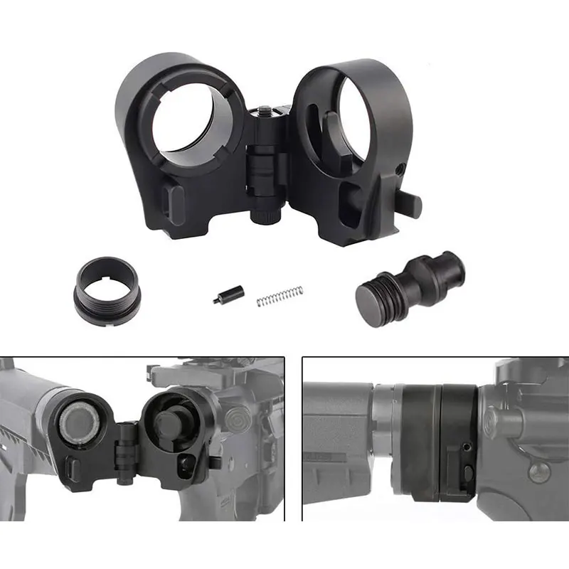 

AR Folding Stock AdapterOptics Tactcal Carbines AR10 15 M16 Gen3-M Outdoor Sports For Airsoft Rifle Scope Hunting Accessories