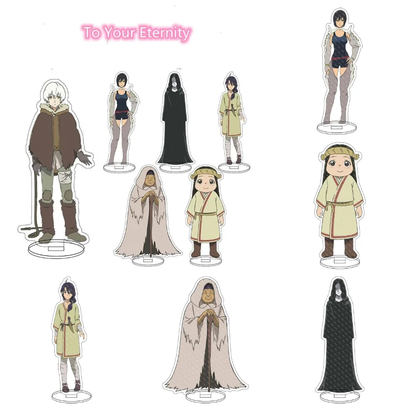 

Hot Anime Fumetsu No Anata e To Your Eternity Fushi March Parona Acrylic Stand Figure Model Plate Display Decor Cosplay Gift Toy