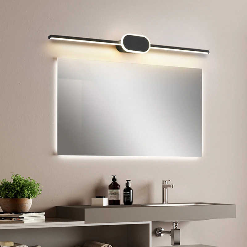 Зеркальный светильник светодиодный настенный для макияжа зеркальный s туалетный