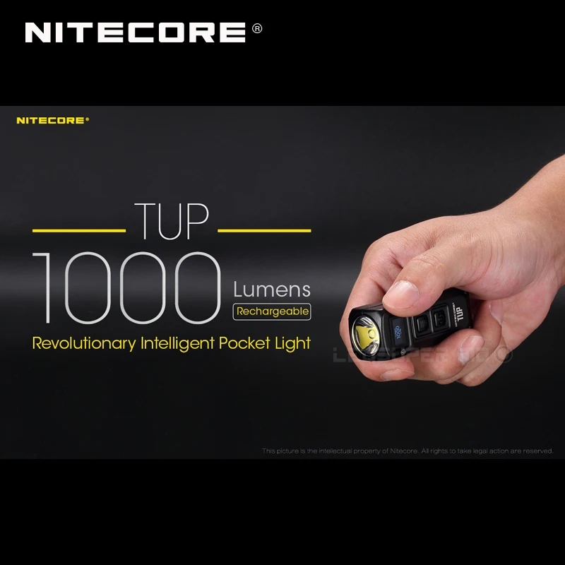 Оптовая цена NITECORE TUP CREE XP-L HD V6 светодиодный 1000 люмен революционный