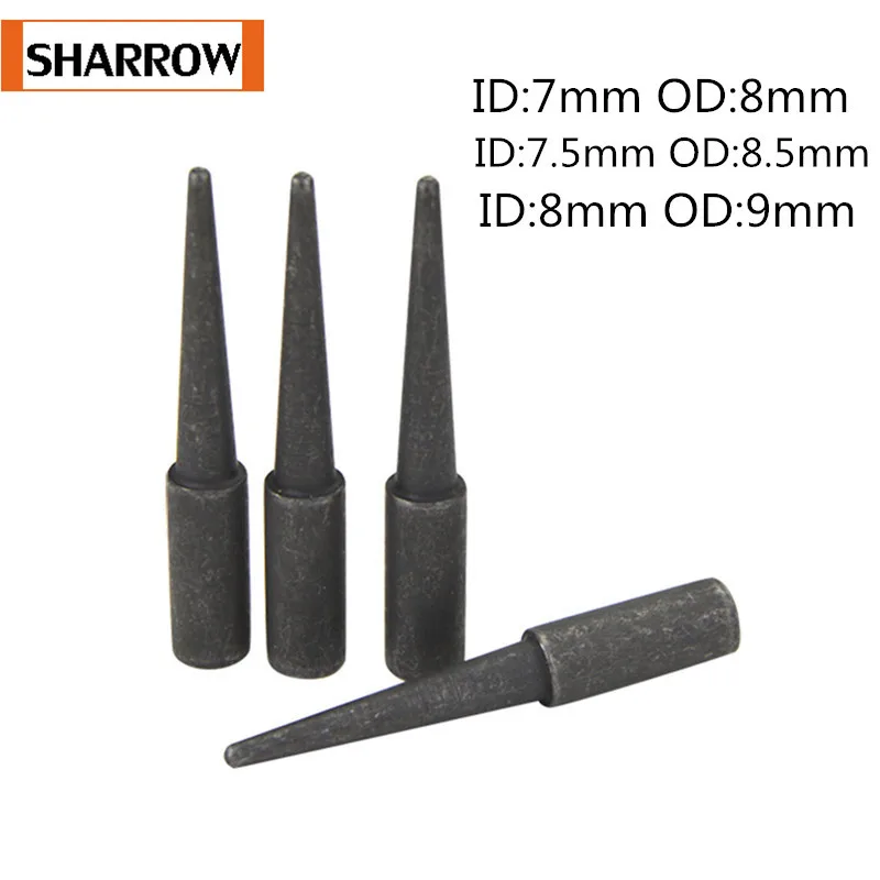 

50pcs Archery Target Arrow Points Tips Arrowheads ID 7/7.5/8mm Broadheads Bow Practice Shooting Hunting Accessories