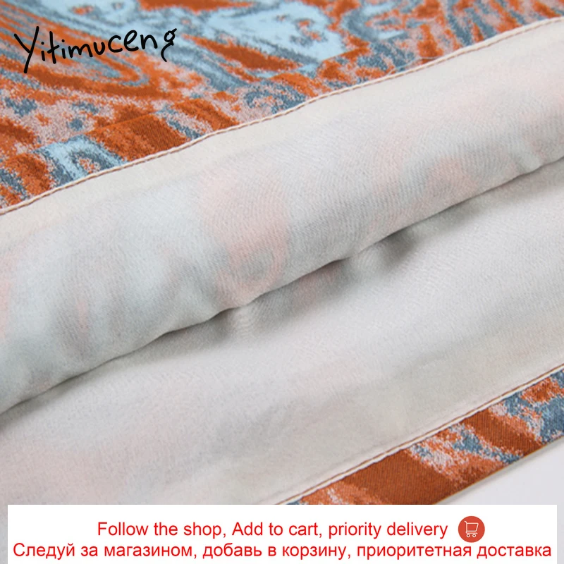 

Yitimuceng Print Skirts Womens High Waist A-Line Mini Skirt Summer Above Knee Clothing Cute Sweet Girls Lined Korean Streetwear