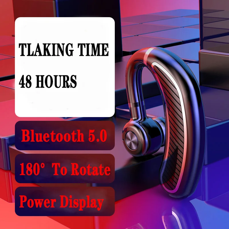 Новые наушники Bluetooth V5.0 Беспроводной мини гарнитура 48 часов разговора с